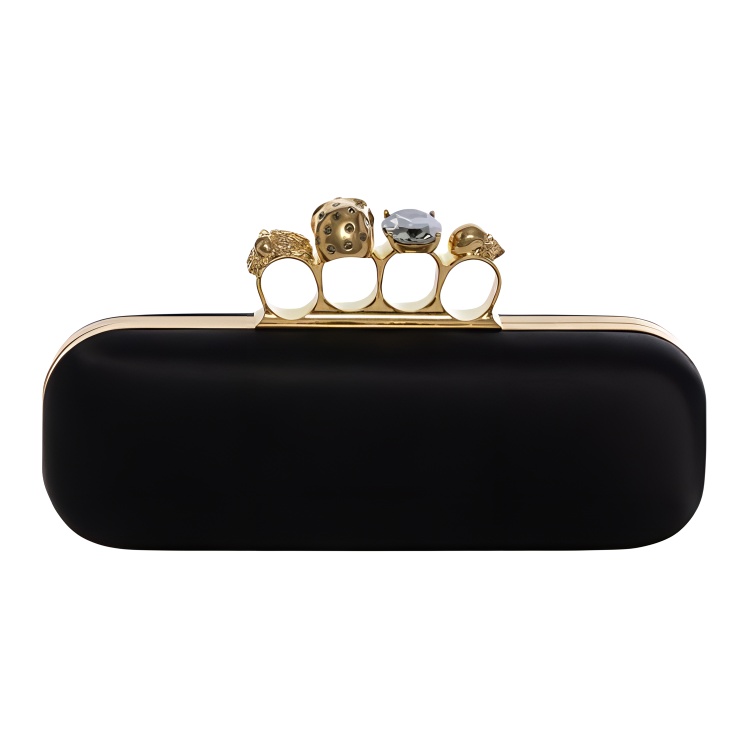 Alexander McQueen Женская тканевая сумочка-клатч черного цвета
Alexander McQueen Женская тканевая сумочка-клатч черного цвета