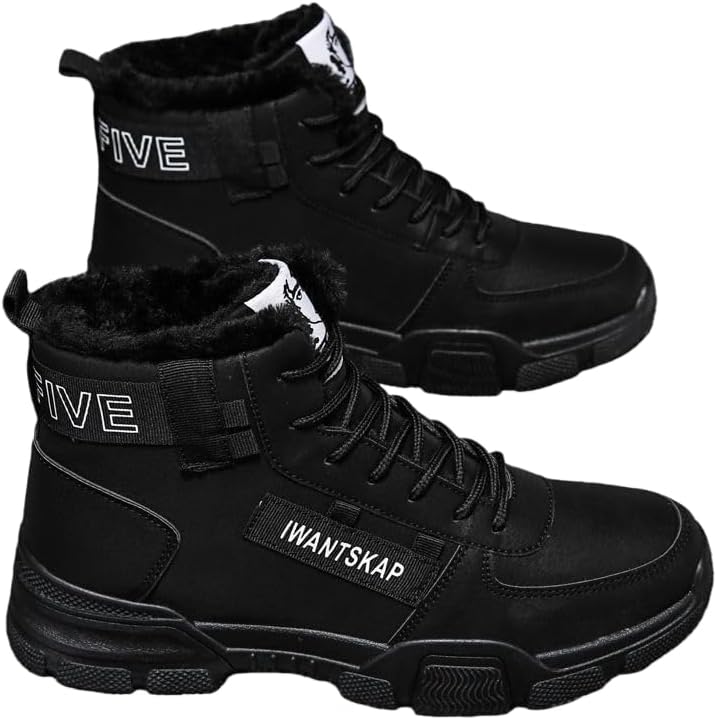 Мужские модные кроссовки Hhhchpm - повседневные и стильные, с толстой подошвой для увеличения роста, нескользящие и прочные, теплые ботинки для зимы, черный
Мужские модные кроссовки Hhhchpm - повседневные и стильные, с толстой подошвой для увеличения роста, нескользящие и прочные, теплые ботинки для зимы, черный