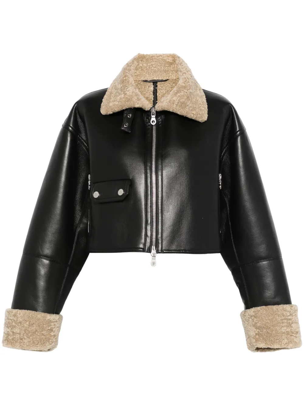 Укороченная куртка Nanushka, черный
Укороченная куртка Nanushka, черный