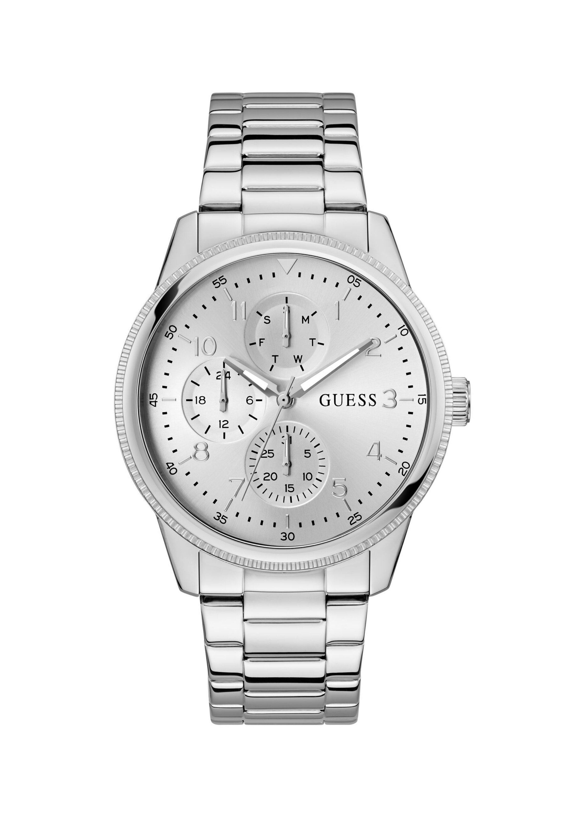 GUESS Часы 'IAN' в серебристом цвете
GUESS Часы 'IAN' в серебристом цвете