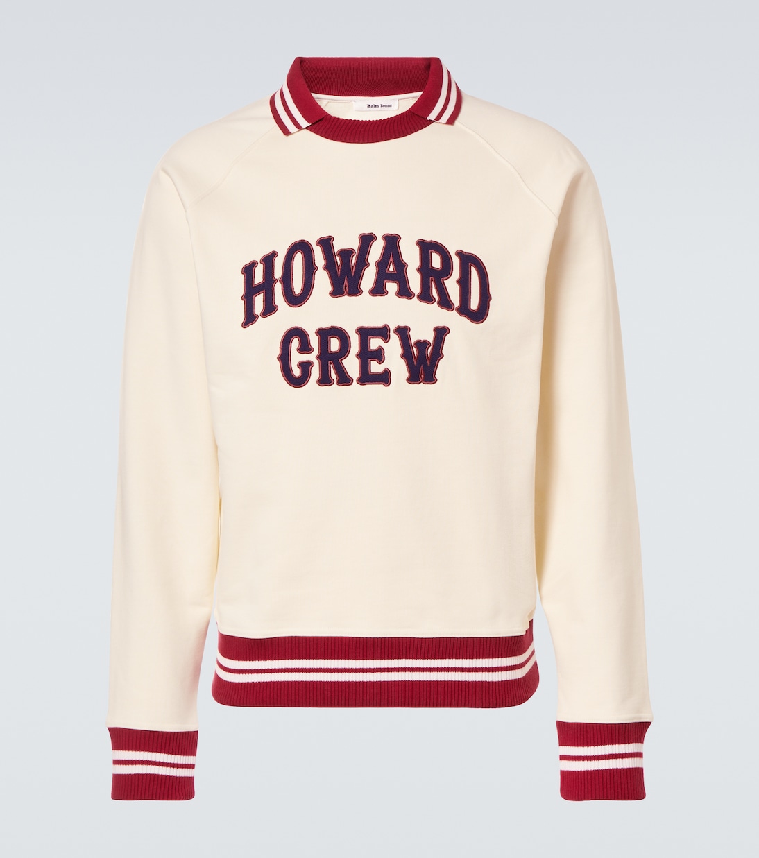 Вышитая хлопковая толстовка-поло Wales Bonner, слоновая кость
Вышитая хлопковая толстовка-поло Wales Bonner, слоновая кость