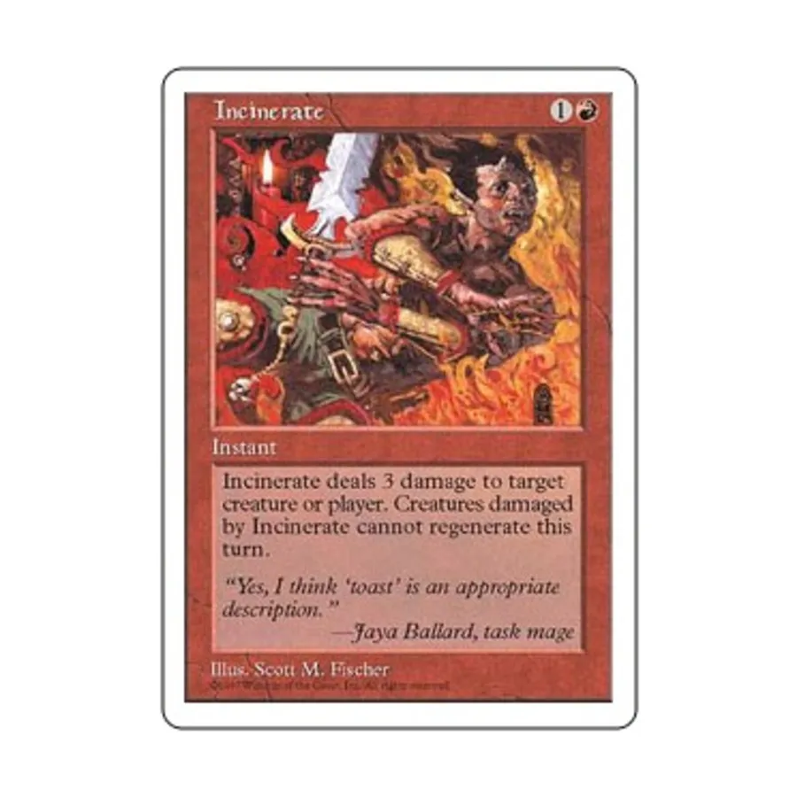 CCG Сжечь (С), MTG - 5th Edition
CCG Сжечь (С), MTG - 5th Edition