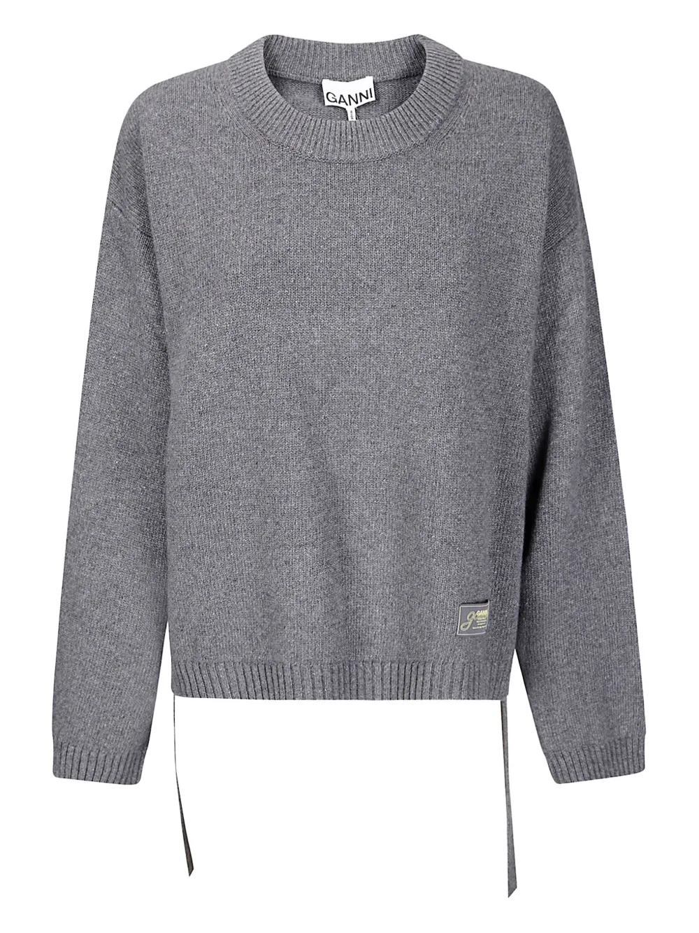 Свитер с завязками по бокам GANNI, серый
Свитер с завязками по бокам GANNI, серый