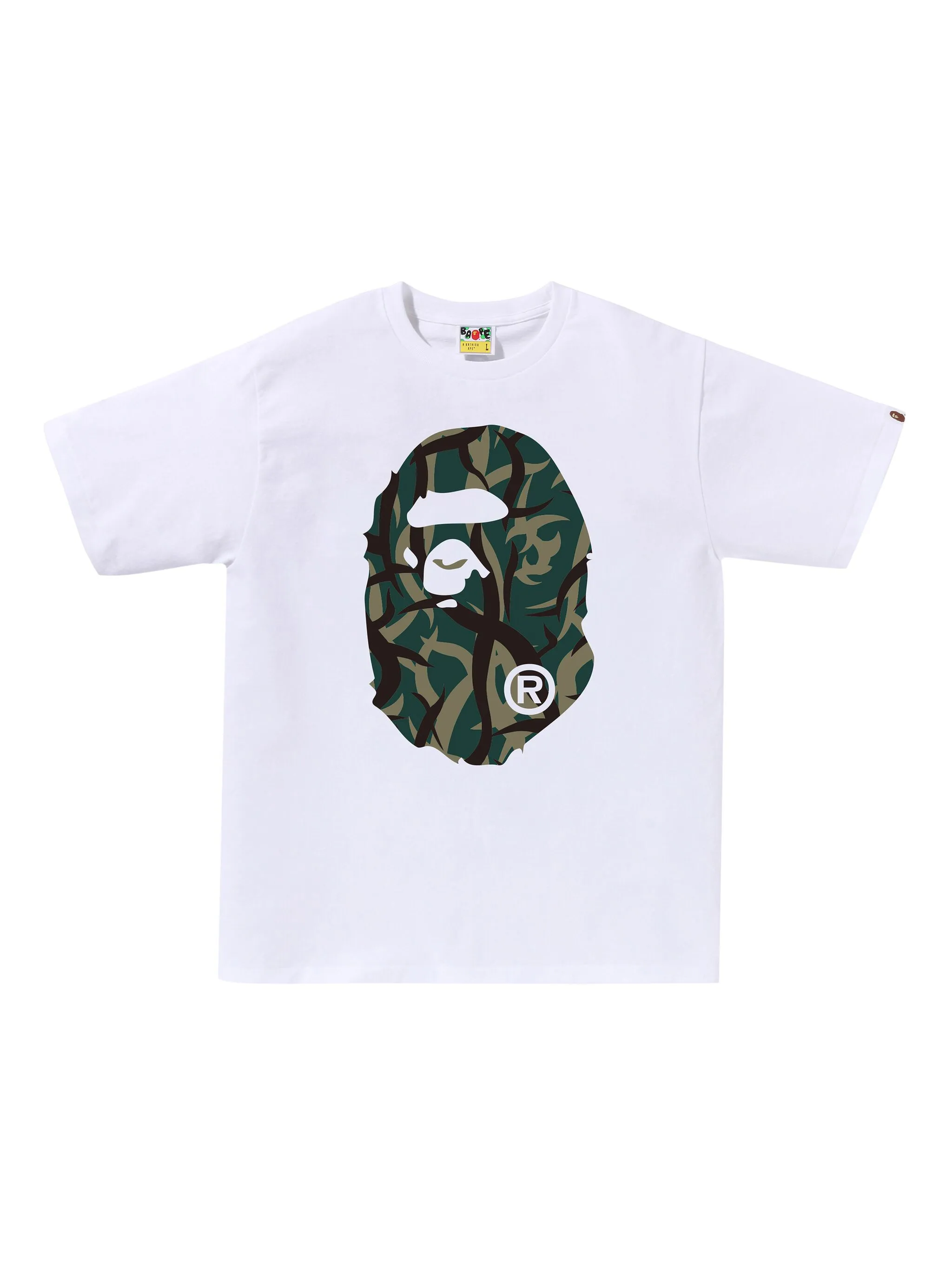 Футболка Camo Big Head A Bathing Ape, белый
Футболка Camo Big Head A Bathing Ape, белый
