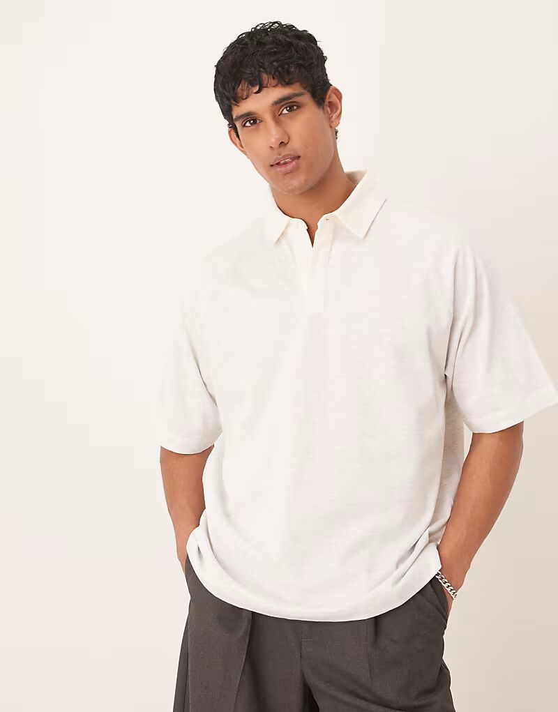 Рубашка поло свободного кроя ASOS DESIGN цвета овсяной меланжевой муки
Рубашка поло свободного кроя ASOS DESIGN цвета овсяной меланжевой муки