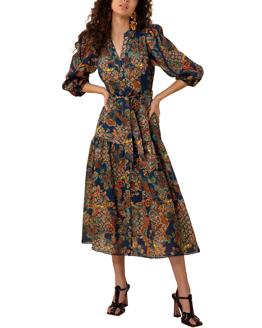 Платье Allie из льна от Hale Bob, синий
Платье Allie из льна от Hale Bob, синий