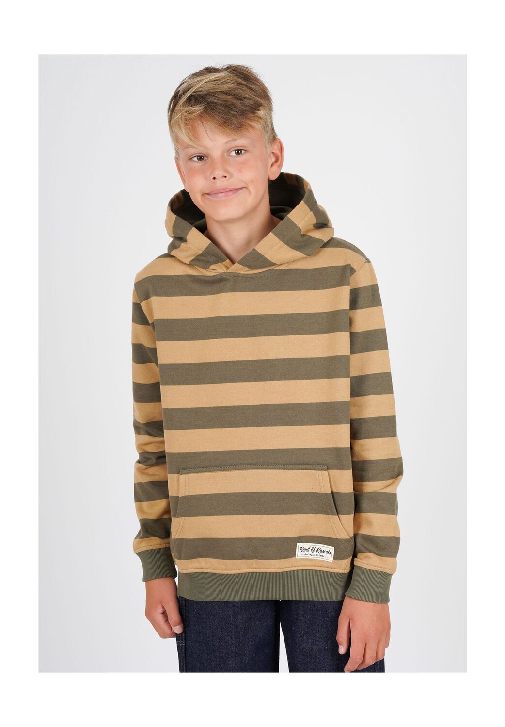 Полосатая толстовка с капюшоном Band of Rascals, цвет Olive Caramel
Полосатая толстовка с капюшоном Band of Rascals, цвет Olive Caramel