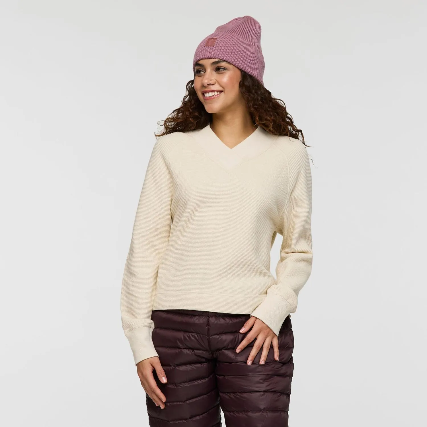 Женская флисовая футболка с длинным рукавом и V-образным вырезом Cotopaxi, Cream
Женская флисовая футболка с длинным рукавом и V-образным вырезом Cotopaxi, Cream