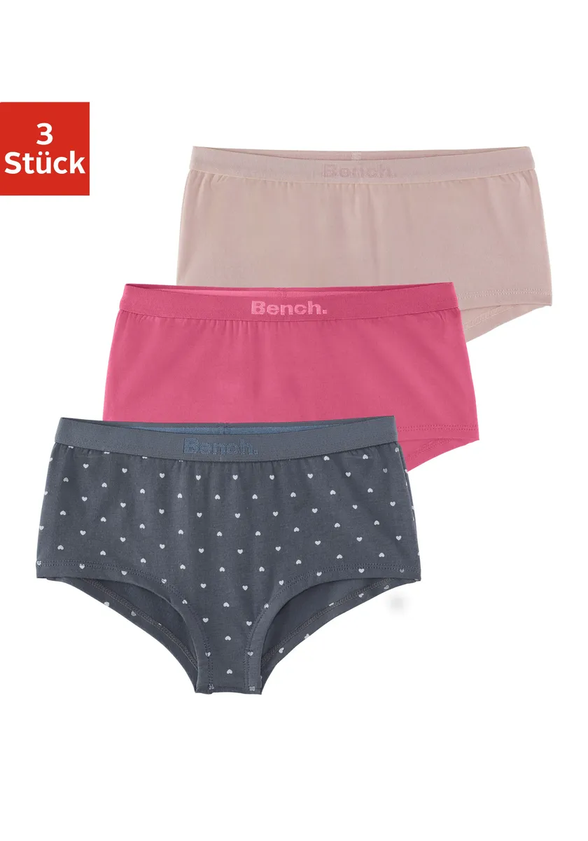 Bench Трусики (3 шт.) в красивом цветовом сочетании, с мягкими манжетами, розовый
Bench Трусики (3 шт.) в красивом цветовом сочетании, с мягкими манжетами, розовый