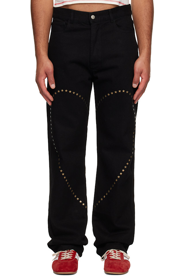 Джинсы, разбивающие сердце Carne Bollente, черный
Джинсы, разбивающие сердце Carne Bollente, черный