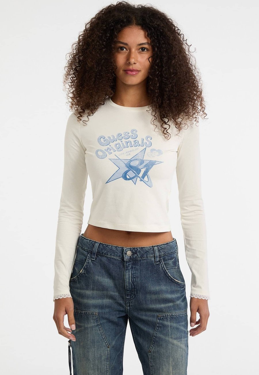Топ Guess BEDRUCKTES CROPPED , Creme/Off-White
Топ Guess BEDRUCKTES CROPPED , Creme/Off-White