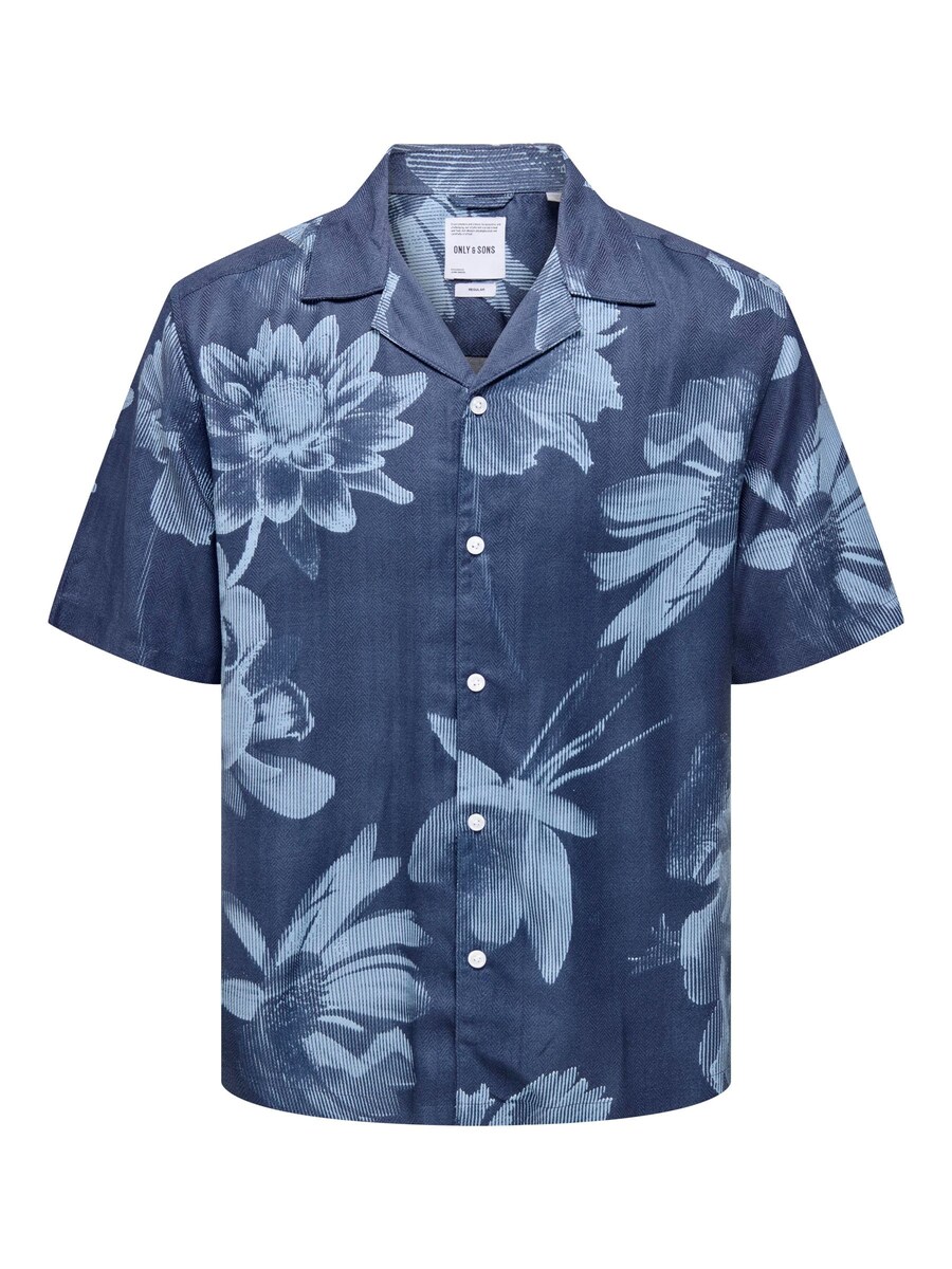 Рубашка на пуговицах классического кроя Only & Sons ONSRocket, синий/светло-синий 
Рубашка на пуговицах классического кроя Only & Sons ONSRocket, синий/светло-синий