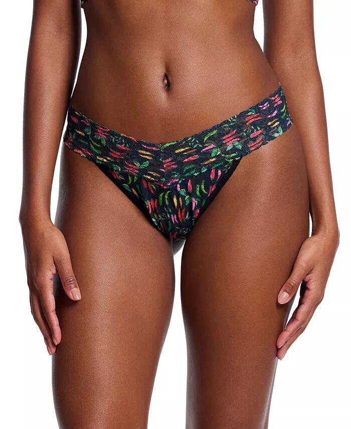 Нижнее белье стринги из фирменного кружева с принтом и оригинальной посадкой Hanky Panky, мультиколор
Нижнее белье стринги из фирменного кружева с принтом и оригинальной посадкой Hanky Panky, мультиколор