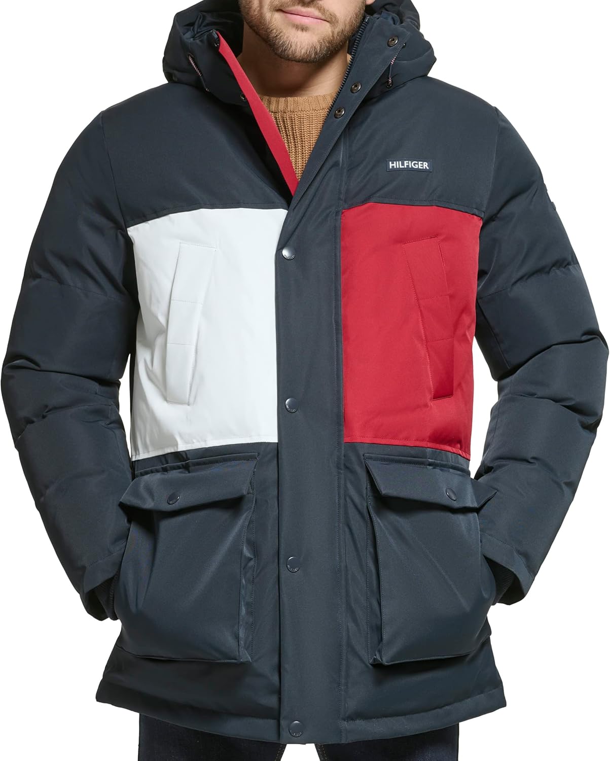 Мужская парка Tommy Hilfiger Arctic Cloth Heavyweight Performance Parka Down Alternative Upperwear, Navy Flag Colorblock
Мужская парка Tommy Hilfiger Arctic Cloth Heavyweight Performance Parka Down Alternative Upperwear, Navy Flag Colorblock