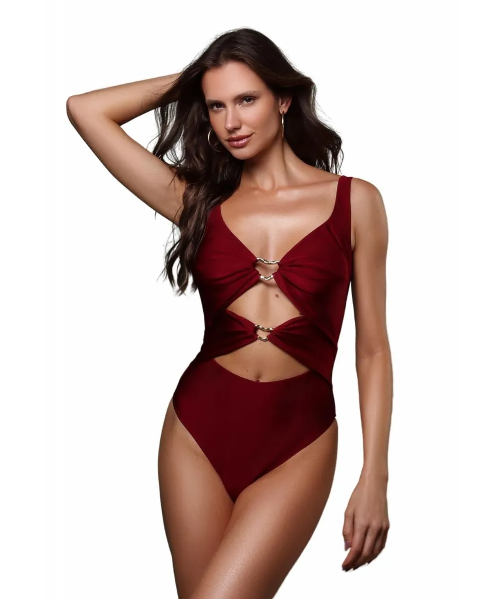 Женский бразильский однотонный купальник с подкладкой Karla Vivian, красный
Женский бразильский однотонный купальник с подкладкой Karla Vivian, красный
