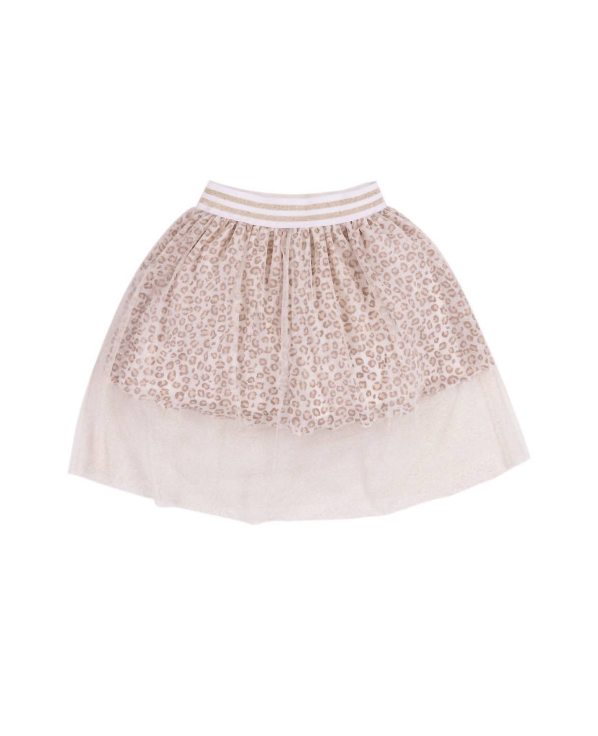 Юбка для девочки из блестящего тюля и шифона с леопардовым принтом, белого/золотого цвета Emc, белый/золотой
Юбка для девочки из блестящего тюля и шифона с леопардовым принтом, белого/золотого цвета Emc, белый/золотой