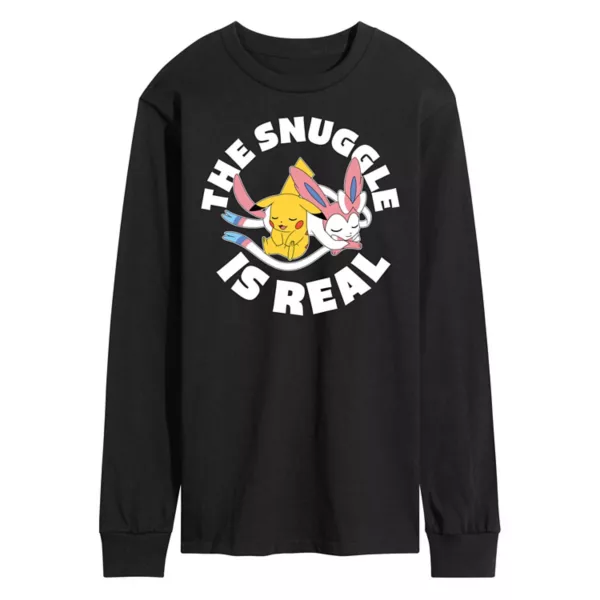 Мужская футболка с длинным рукавом и принтом «Покемон: обнимашки» Licensed Character, черный
Мужская футболка с длинным рукавом и принтом «Покемон: обнимашки» Licensed Character, черный