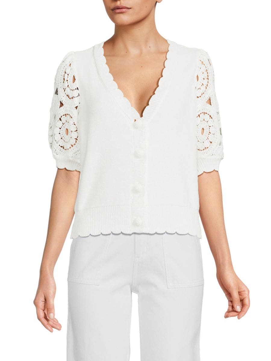 Кардиган с рукавами крючком Design 365, белый
Кардиган с рукавами крючком Design 365, белый