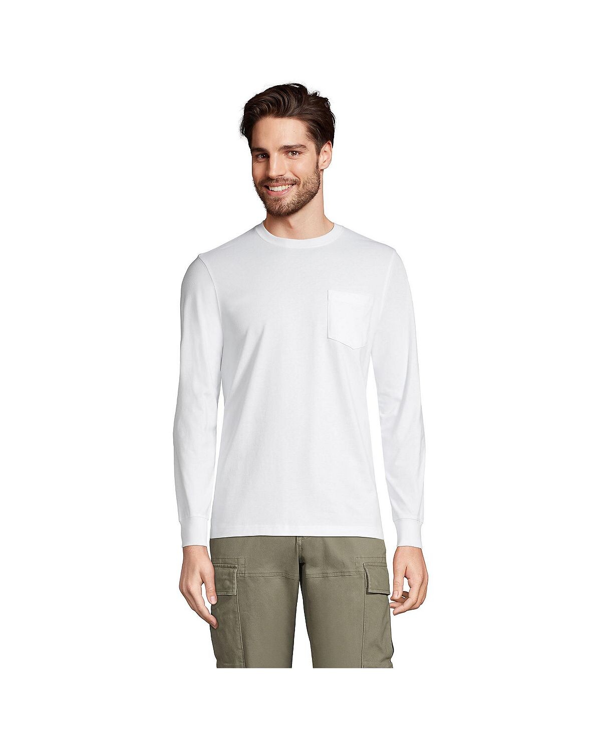 Мужская футболка Super-T с длинным рукавом и карманом для высоких мужчин Lands' End
Мужская футболка Super-T с длинным рукавом и карманом для высоких мужчин Lands' End