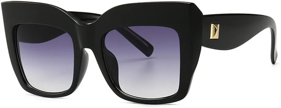 Женские солнцезащитные очки MUTYNE Luxury большого размера "кошачий глаз", винтажные солнцезащитные очки для женщин, защита от УФ-излучения UV400, Black Gray
Женские солнцезащитные очки MUTYNE Luxury большого размера "кошачий глаз", винтажные солнцезащитные очки для женщин, защита от УФ-излучения UV400, Black Gray