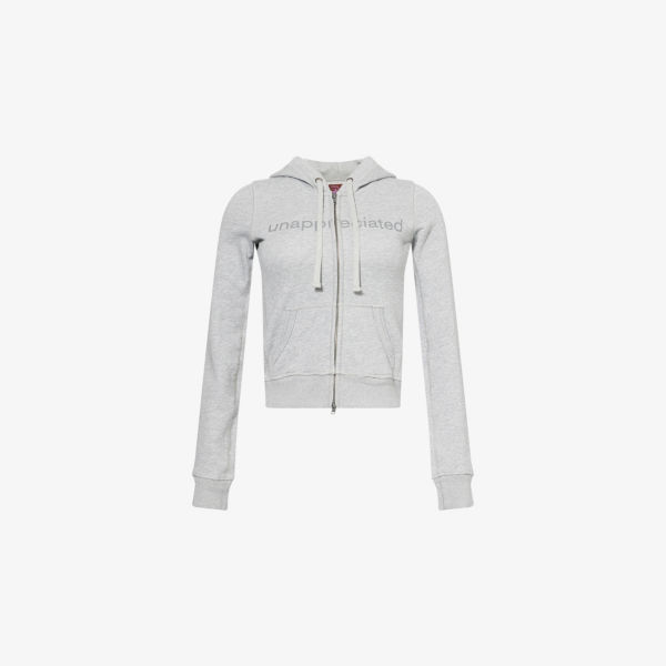 Худи Praying из хлопкового джерси на молнии, серый
Худи Praying из хлопкового джерси на молнии, серый