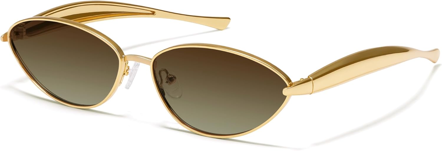 Солнцезащитные очки VANLINKER в стиле ретро, модные, овальные, для женщин и мужчин, модель 2026, «кошачий глаз», золотистая оправа, для маленького лица, VL9893, Gold Frame Gradient Brown Lens
Солнцезащитные очки VANLINKER в стиле ретро, модные, овальные, для женщин и мужчин, модель 2026, «кошачий глаз», золотистая оправа, для маленького лица, VL9893, Gold Frame Gradient Brown Lens