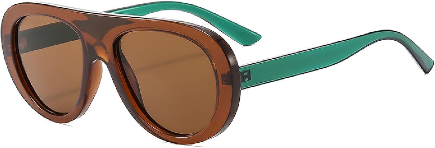 Винтажные женские солнцезащитные очки с леопардовым принтом, конфетные оттенки, защита от УФ-излучения UV400; мужские модные солнцезащитные очки в стиле панк VVTWSSW, Brown Green Tea
Винтажные женские солнцезащитные очки с леопардовым принтом, конфетные оттенки, защита от УФ-излучения UV400; мужские модные солнцезащитные очки в стиле панк VVTWSSW, Brown Green Tea