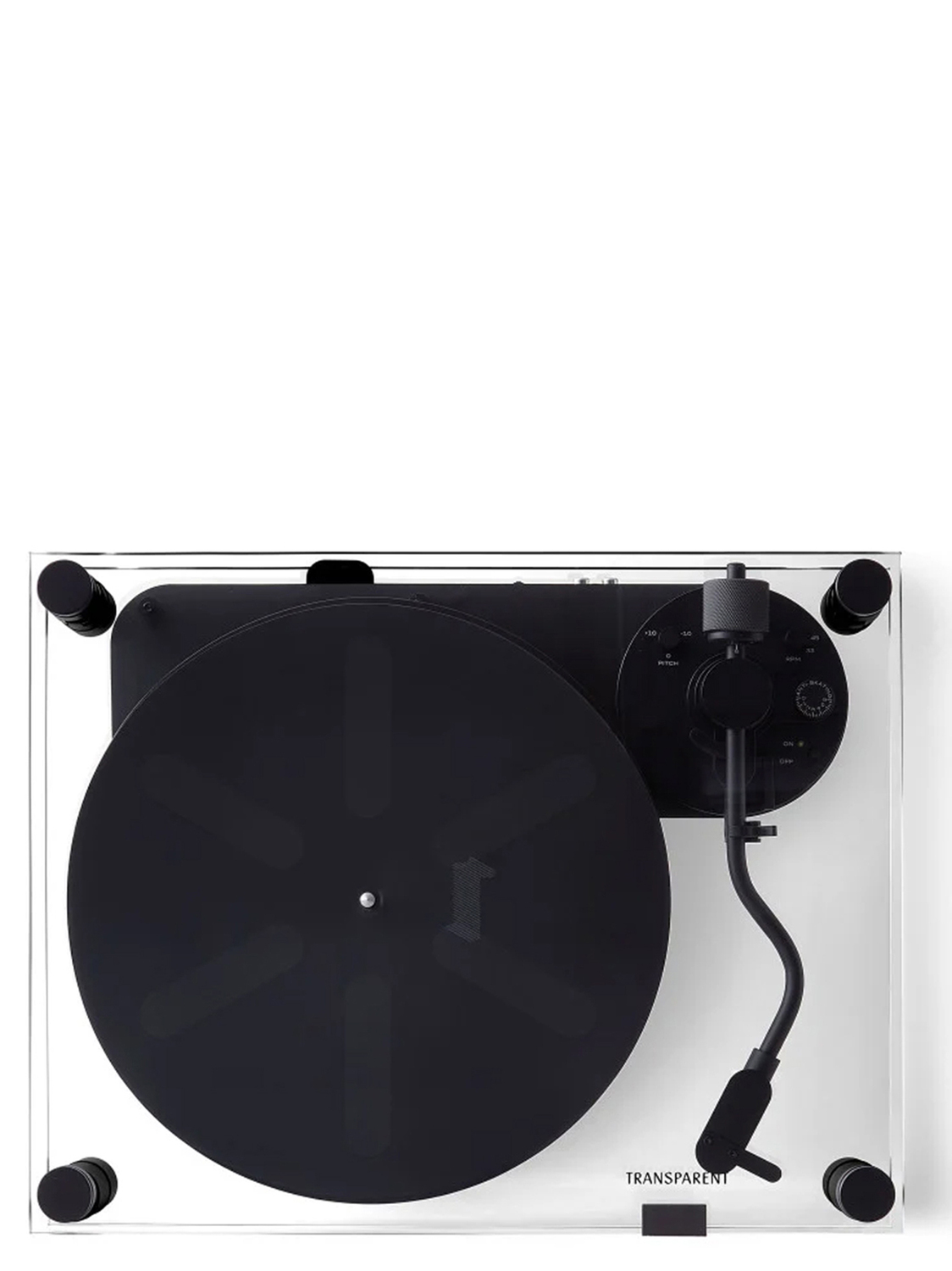 Проигрыватель виниловых пластинок "Turntable" Transparent, черный
Проигрыватель виниловых пластинок "Turntable" Transparent, черный
