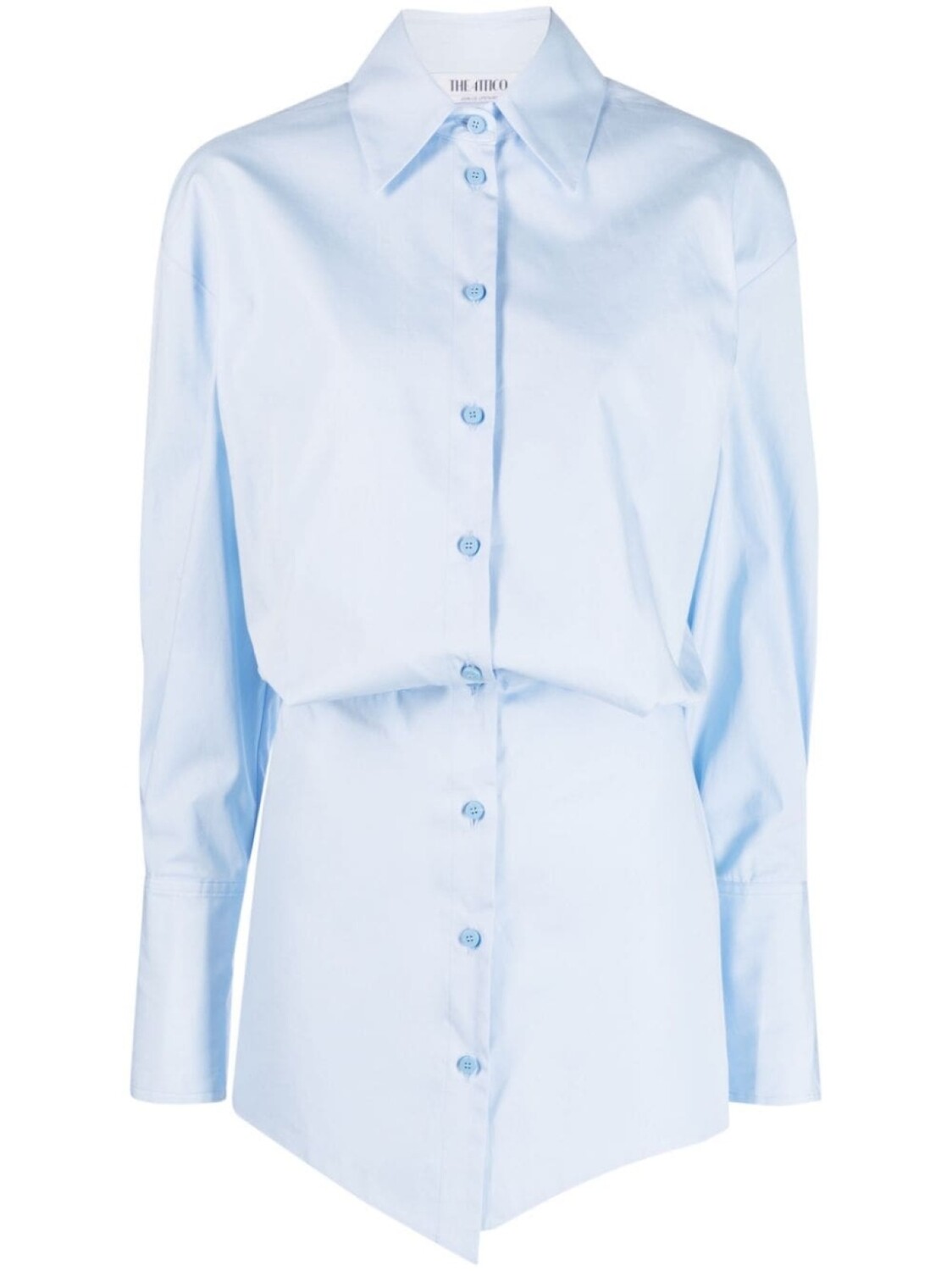 The Attico платье-рубашка мини Silvye, синий
The Attico платье-рубашка мини Silvye, синий