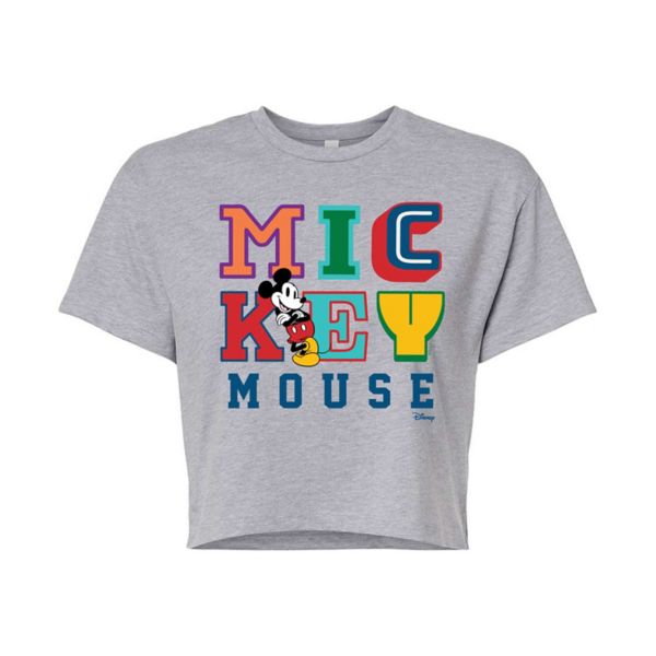 Укороченная футболка юниоров с Микки Маусом Disney, серый
Укороченная футболка юниоров с Микки Маусом Disney, серый