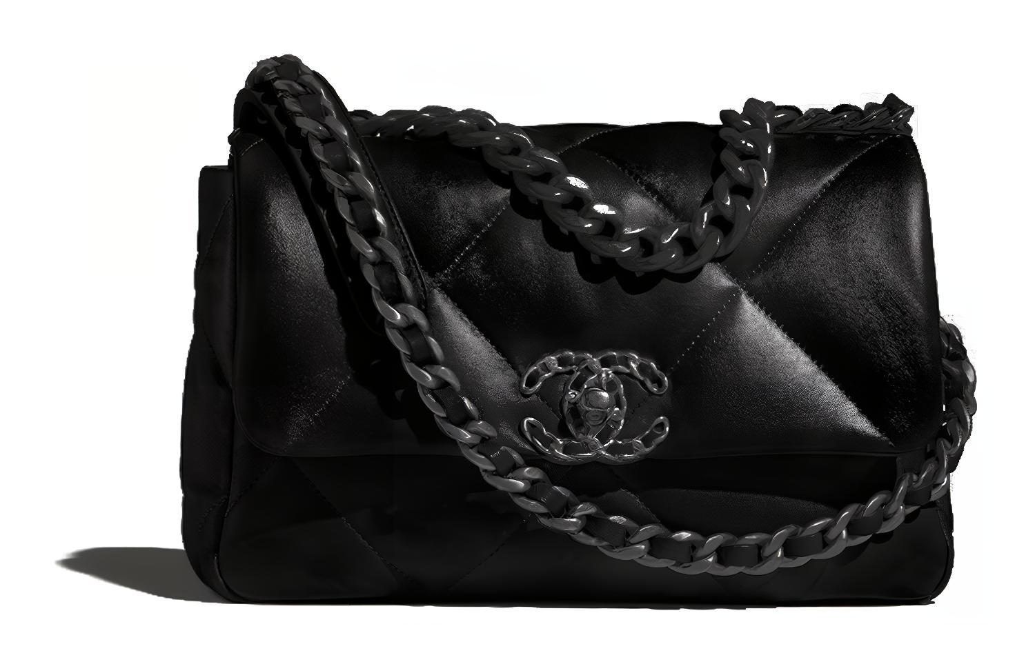 CHANEL Сумка через плечо 19Bag из овчины, кросс-боди Trumpets женская черная
CHANEL Сумка через плечо 19Bag из овчины, кросс-боди Trumpets женская черная