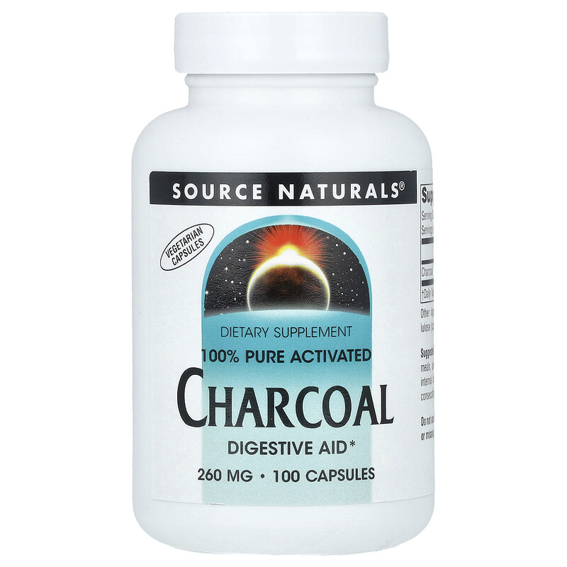 Source Naturals, 100% чистый активированный уголь, 520 мг, 100 капсул (260 мг в каждой капсуле)
Source Naturals, 100% чистый активированный уголь, 520 мг, 100 капсул (260 мг в каждой капсуле)