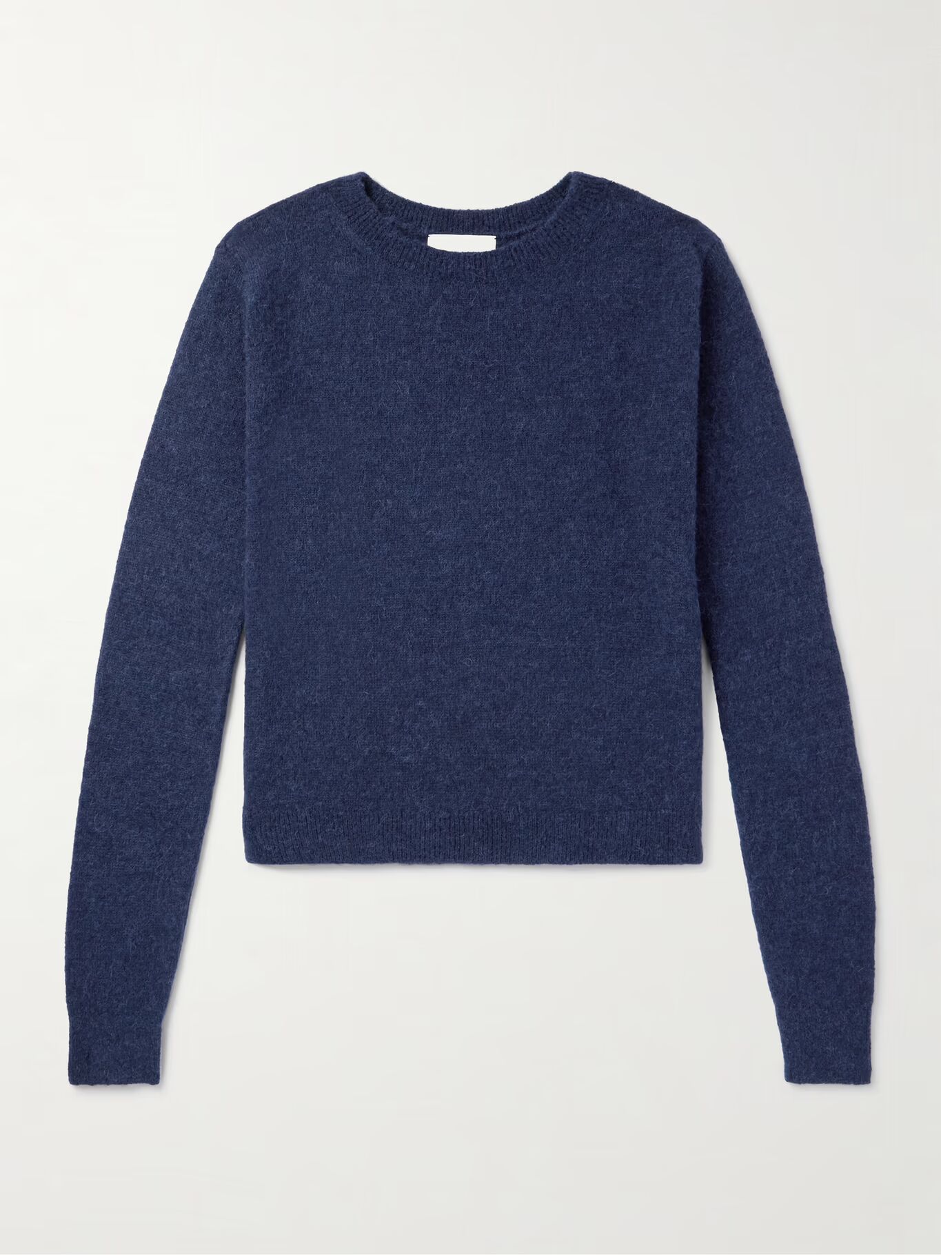 Облегающий свитер из смеси альпаки DRIES VAN NOTEN, синий 
Облегающий свитер из смеси альпаки DRIES VAN NOTEN, синий