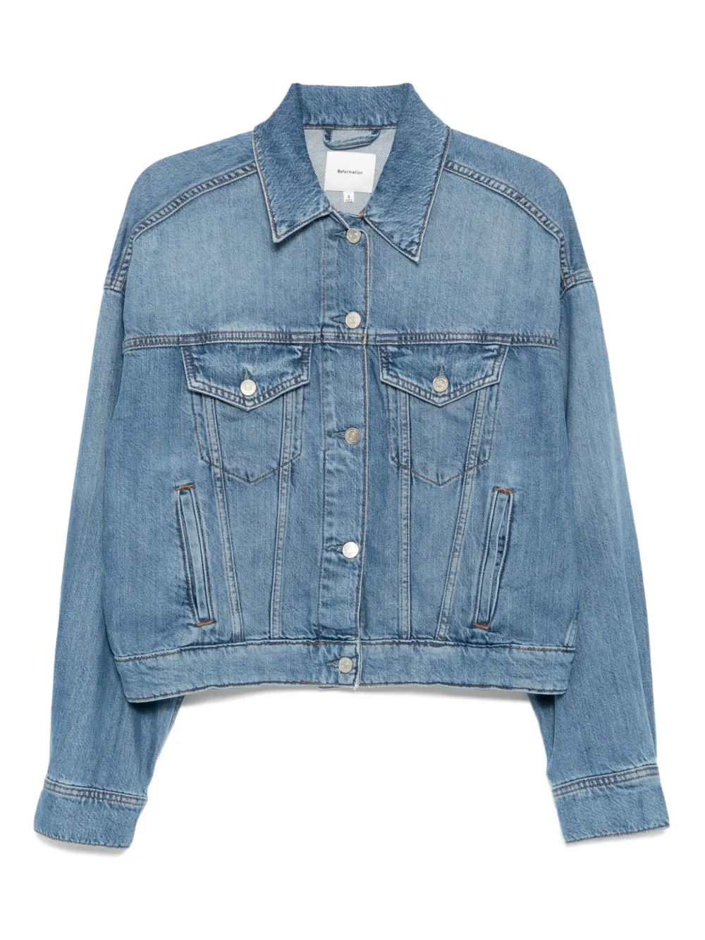 Джинсовая куртка Rhodes Reformation, синий
Джинсовая куртка Rhodes Reformation, синий