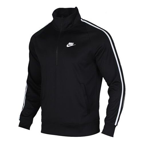 Толстовка casual half zipper stand collar sports pullover black Nike, черный
Толстовка casual half zipper stand collar sports pullover black Nike, черный