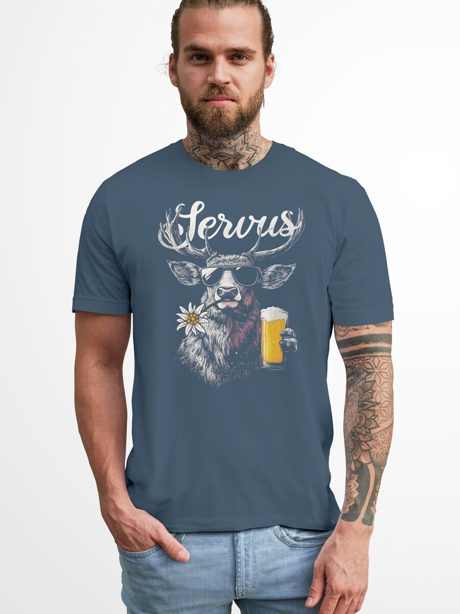 Рубашка Neverless Servus 3 Bier, синий
Рубашка Neverless Servus 3 Bier, синий