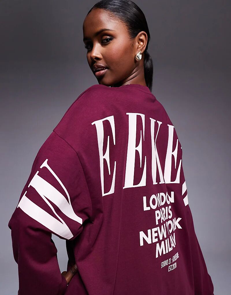 Лонгслив Weekend Collective Icon свободного кроя с длинными рукавами и логотипом на спине в цвете «винно-красный» Asos Weekend Collective
Лонгслив Weekend Collective Icon свободного кроя с длинными рукавами и логотипом на спине в цвете «винно-красный» Asos Weekend Collective