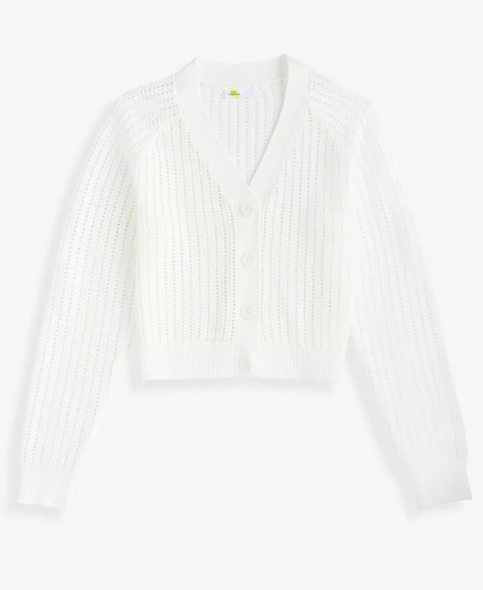 Детская кардиган с V-образным вырезом и пуговицами Epic Threads, белый
Детская кардиган с V-образным вырезом и пуговицами Epic Threads, белый
