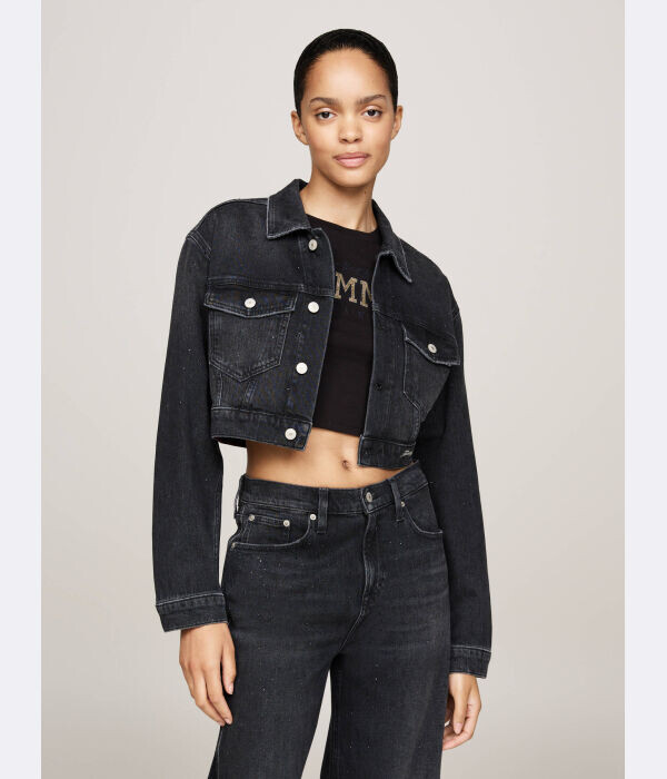 Куртка женская Tommy Jeans джинсовая укороченная, черный
Куртка женская Tommy Jeans джинсовая укороченная, черный
