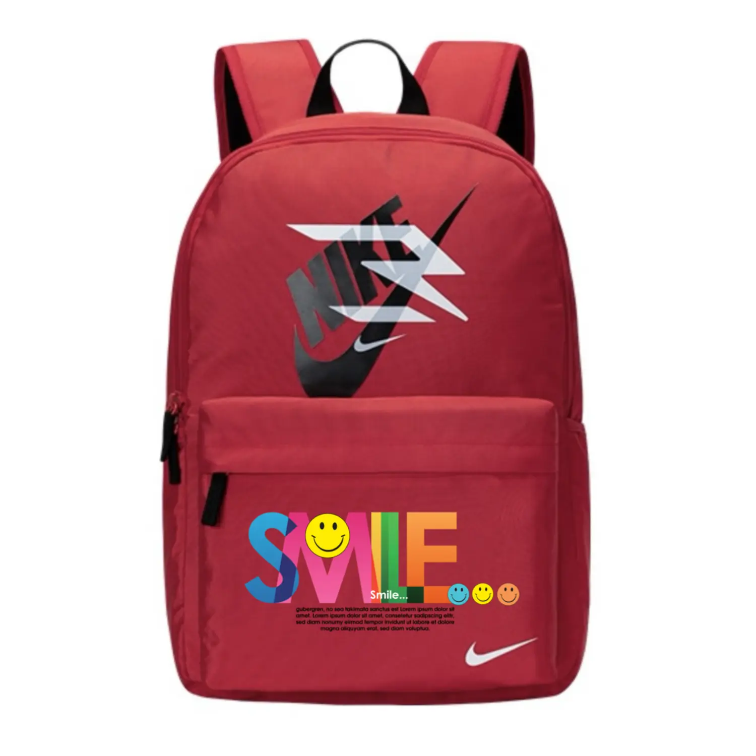 Nike Полиэстеровый рюкзак унисекс красный, smile
Nike Полиэстеровый рюкзак унисекс красный, smile