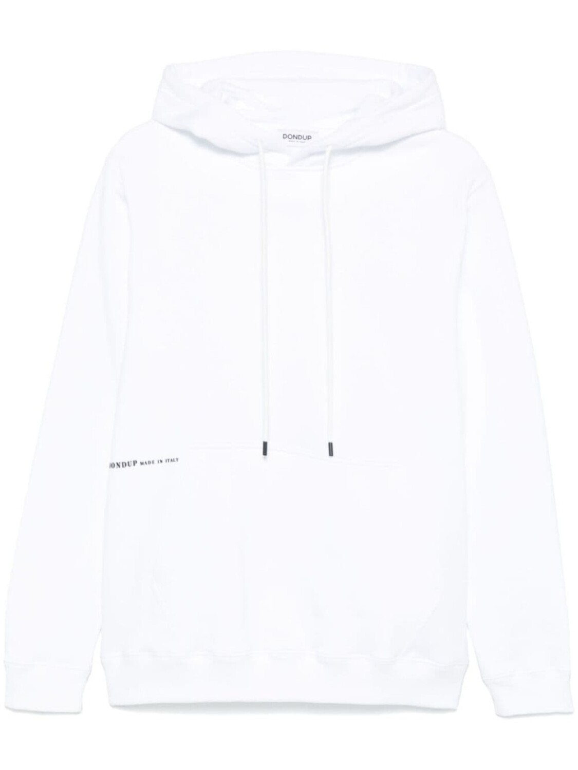 Толстовка с капюшоном DONDUP с рельефным логотипом, белый 
Толстовка с капюшоном DONDUP с рельефным логотипом, белый