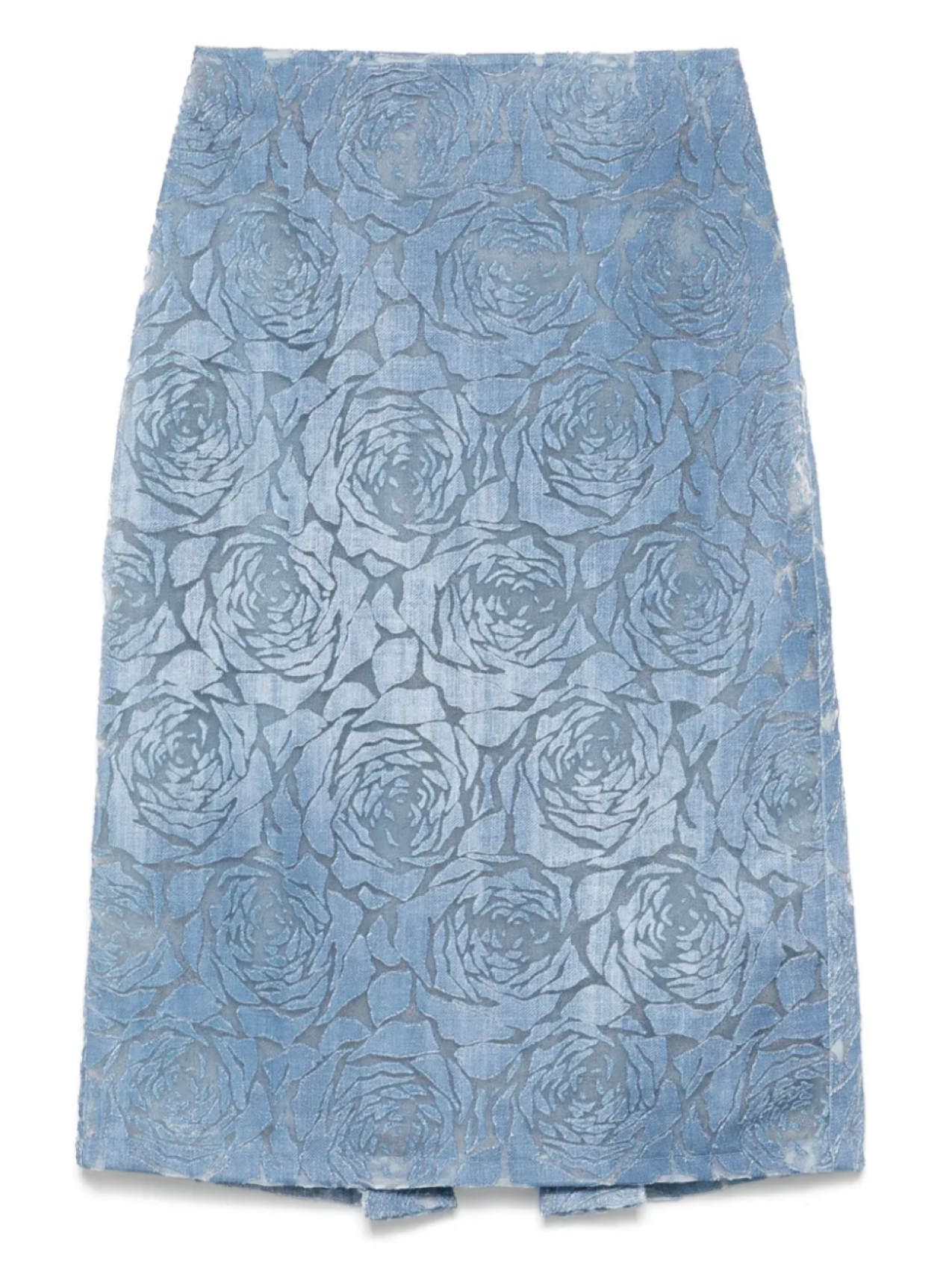 Юбка с эффектом деворе Ermanno Scervino, синий
Юбка с эффектом деворе Ermanno Scervino, синий