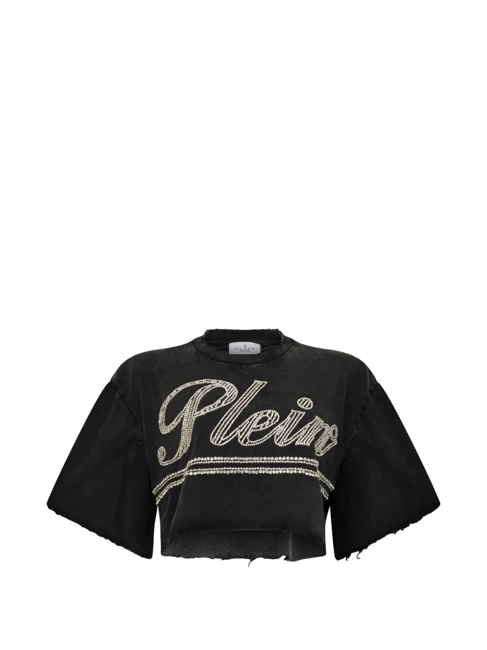 Укороченная футболка с логотипом Philipp Plein, черный
Укороченная футболка с логотипом Philipp Plein, черный