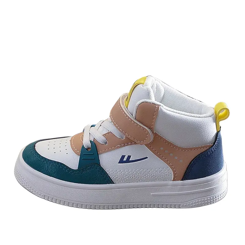 Детские кроссовки для скейтбординга с противоскользящим покрытием и высоким берцем, устойчивые к износу WARRIOR, белый/коричневый
Детские кроссовки для скейтбординга с противоскользящим покрытием и высоким берцем, устойчивые к износу WARRIOR, белый/коричневый