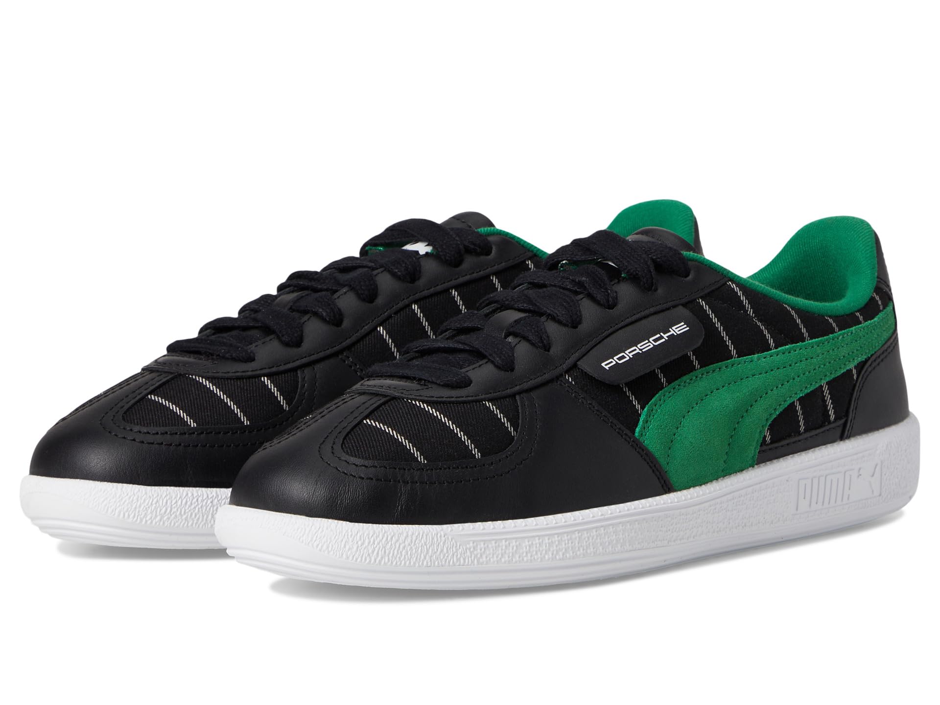 Кроссовки PUMA Porsche Legacy Palermo Sneakers, цвет Puma Black/Archive Green 
Кроссовки PUMA Porsche Legacy Palermo Sneakers, цвет Puma Black/Archive Green