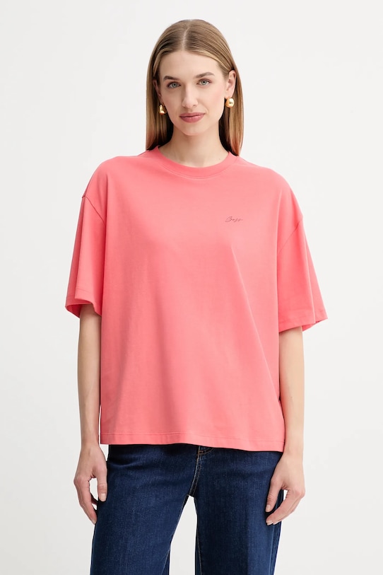 Хлопковая футболка Boss Orange, оранжевый
Хлопковая футболка Boss Orange, оранжевый