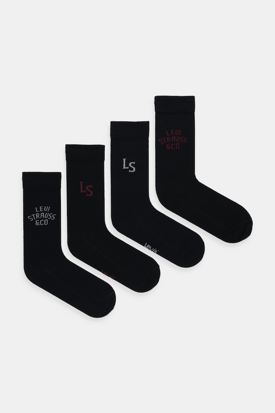 4 пары носков Levi'S, черный
4 пары носков Levi'S, черный