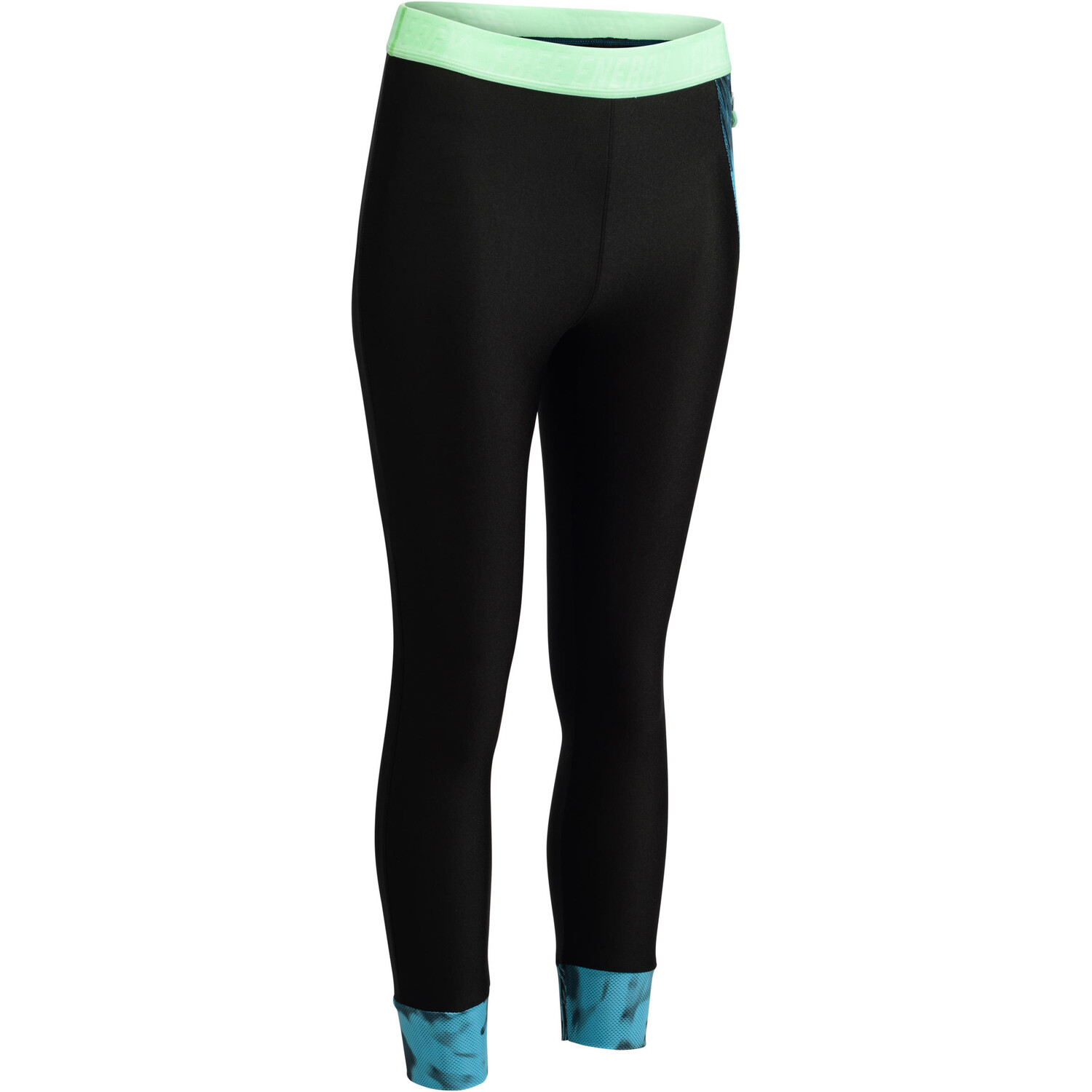 Женские леггинсы для кардио-фитнеса 500 7/8 - черные/тропические детали Domyos
Женские леггинсы для кардио-фитнеса 500 7/8 - черные/тропические детали Domyos