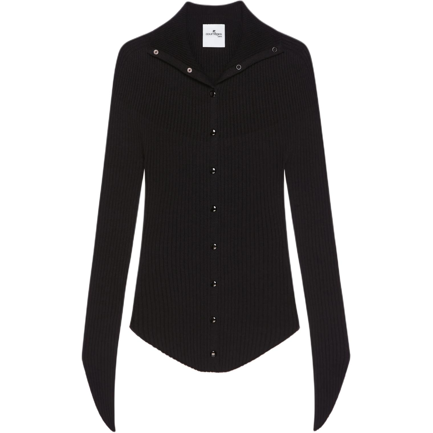 Ребристый кардиган Courrèges COURREGES, черный
Ребристый кардиган Courrèges COURREGES, черный