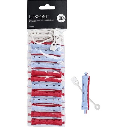 T4B Бигуди Lussoni с резинкой для волн и химической завивки, двухцветные, 12 бигуди, 11X70 мм, Tb Tools For Beauty
T4B Бигуди Lussoni с резинкой для волн и химической завивки, двухцветные, 12 бигуди, 11X70 мм, Tb Tools For Beauty